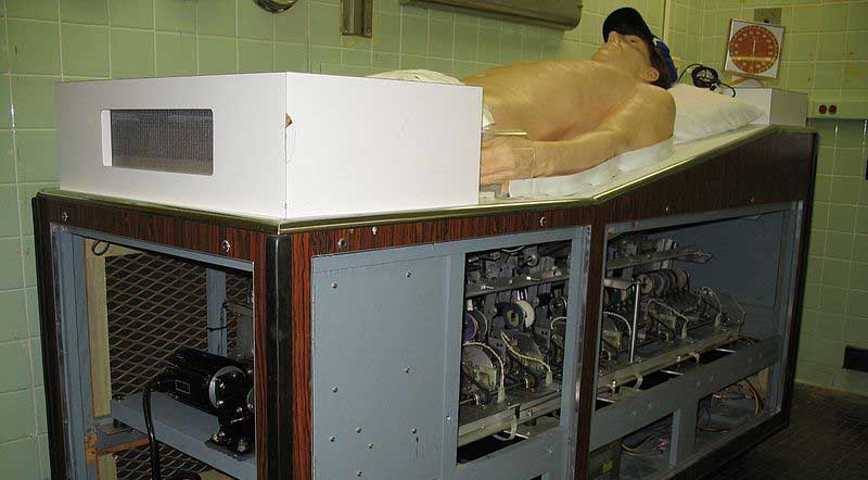 Old Harvey medical simulation, complete with gears