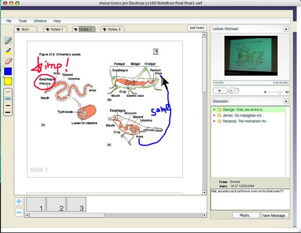 Notebran lecture browser